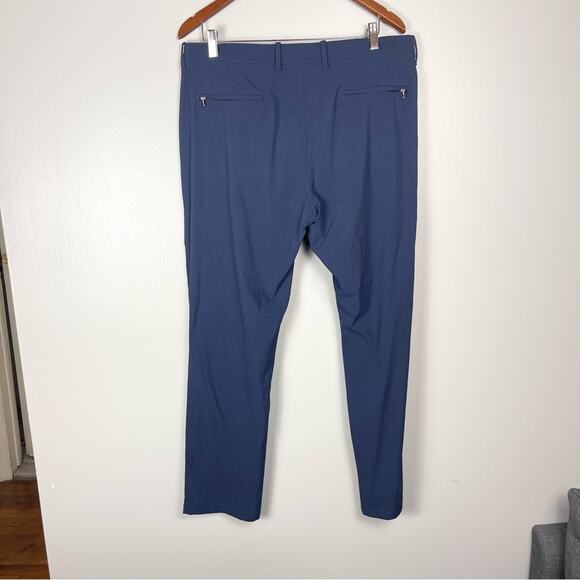 J. Crew 770 Stretch Chino Casual Pants Flat Front Men’s size 34 Blue - Picture 6 of 8